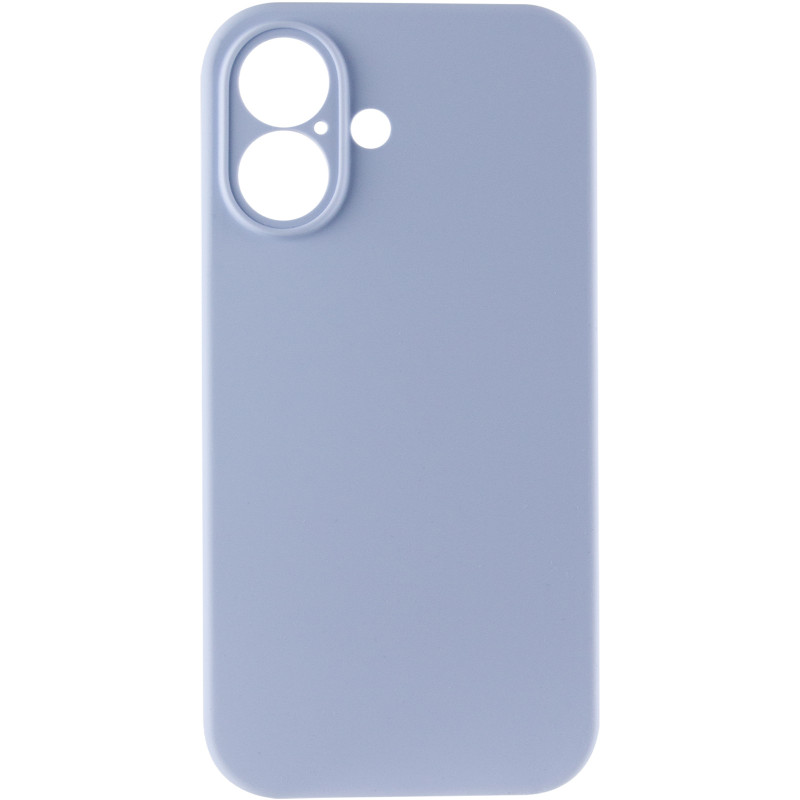 Фото Чехол Silk Full Camera Protective (AA) NO LOGO для Apple iPhone 16 (6.1") (Голубой / Lilac Blue) на vchehle.ua