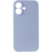 Фото Чехол Silk Full Camera Protective (AA) NO LOGO для Apple iPhone 16 (6.1") (Голубой / Lilac Blue) на vchehle.ua