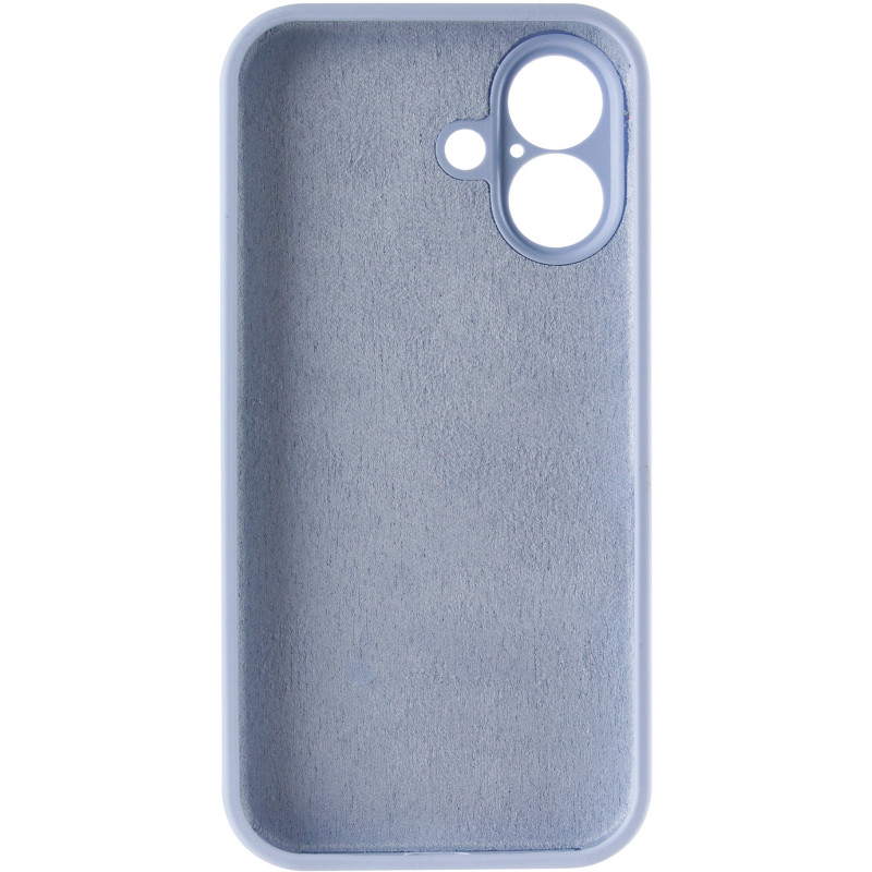 Фото Чехол Silk Full Camera Protective (AA) NO LOGO для Apple iPhone 16 (6.1") (Голубой / Lilac Blue) в магазине vchehle.ua