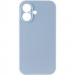 Фото Чохол Silk Full Camera Protective (AA) NO LOGO на Apple iPhone 16 (6.1") (Блакитний / Sweet Blue) на vchehle.ua