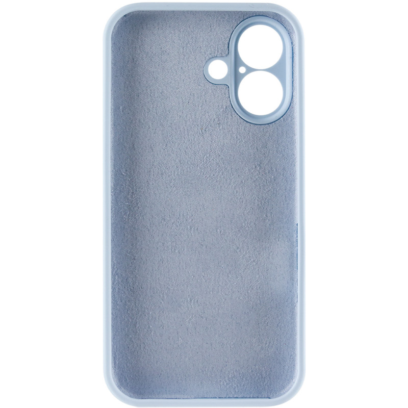 Фото Чохол Silk Full Camera Protective (AA) NO LOGO на Apple iPhone 16 (6.1") (Блакитний / Sweet Blue) в маназині vchehle.ua