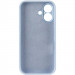 Фото Чохол Silk Full Camera Protective (AA) NO LOGO на Apple iPhone 16 (6.1") (Блакитний / Sweet Blue) в маназині vchehle.ua