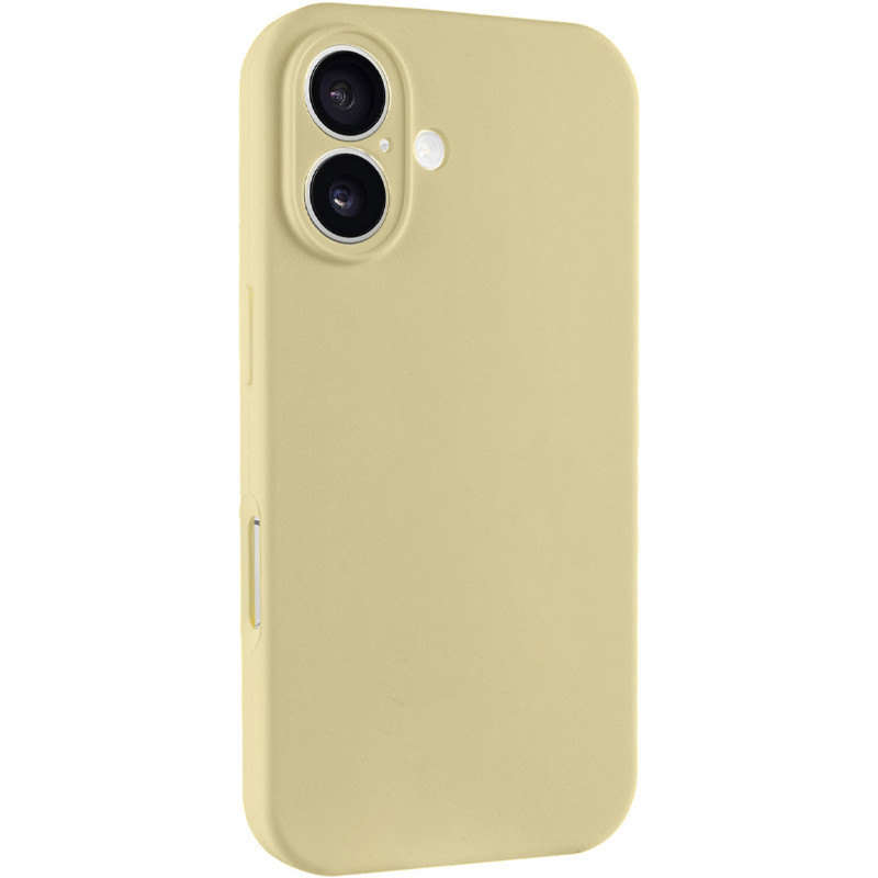 Чохол Silk Full Camera Protective (AA) NO LOGO на Apple iPhone 16 (6.1") (Жовтий / Mellow Yellow)