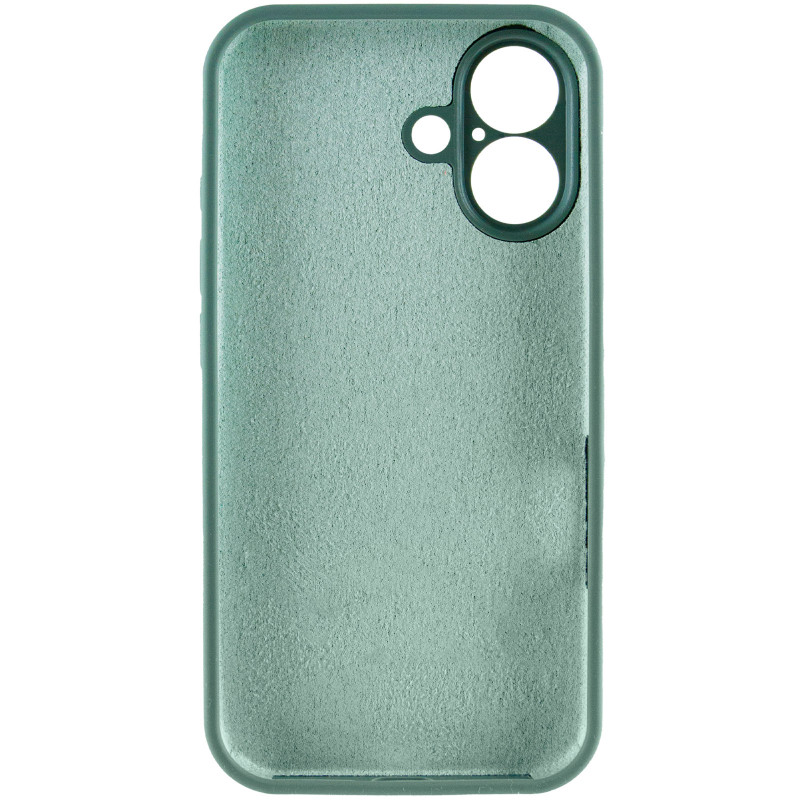 Фото Чехол Silk Full Camera Protective (AA) NO LOGO для Apple iPhone 16 (6.1") (Зеленый / Pine green) в магазине vchehle.ua