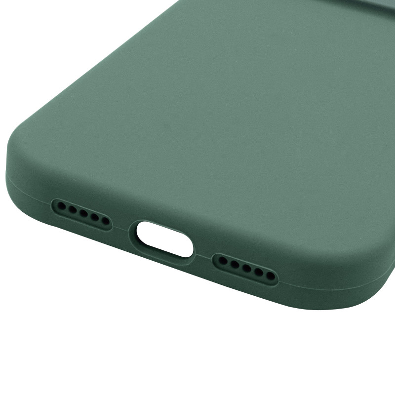 Чехол Silk Full Camera Protective (AA) NO LOGO для Apple iPhone 16 (6.1") (Зеленый / Pine green) в магазине vchehle.ua