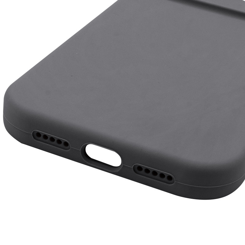 Чехол Silk Full Camera Protective (AA) NO LOGO для Apple iPhone 16 (6.1") (Серый / Dark Gray) в магазине vchehle.ua