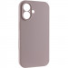 Чехол Silk Full Camera Protective (AA) NO LOGO для Apple iPhone 16 (6.1") (Серый / Lavender)
