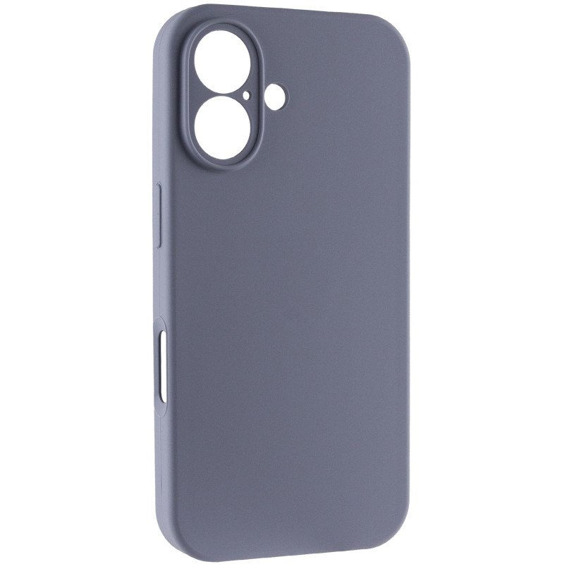 Чехол Silk Full Camera Protective (AA) NO LOGO для Apple iPhone 16 (6.1") (Серый / Lavender Gray)