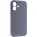 Чехол Silk Full Camera Protective (AA) NO LOGO для Apple iPhone 16 (6.1") (Серый / Lavender Gray)