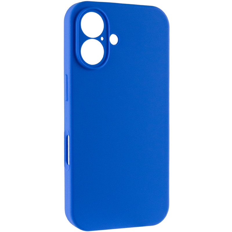 Чохол Silk Full Camera Protective (AA) NO LOGO на Apple iPhone 16 (6.1") (Синій / Capri Blue)