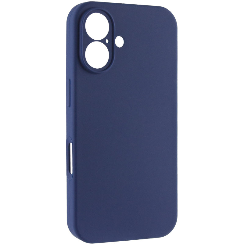 Чехол Silk Full Camera Protective (AA) NO LOGO для Apple iPhone 16 (6.1") (Синий / Deep navy)