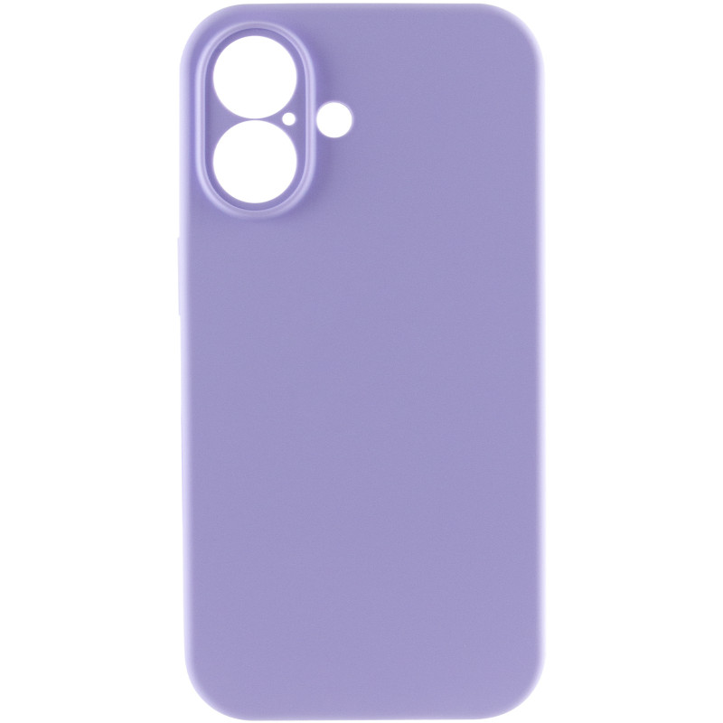 Фото Чехол Silk Full Camera Protective (AA) NO LOGO для Apple iPhone 16 (6.1") (Сиреневый / Dasheen) на vchehle.ua