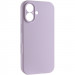 Чехол Silk Full Camera Protective (AA) NO LOGO для Apple iPhone 16 (6.1") (Сиреневый / Lilac)