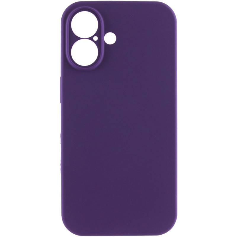 Фото Чехол Silk Full Camera Protective (AA) NO LOGO для Apple iPhone 16 (6.1") (Фиолетовый / Amethyst) на vchehle.ua