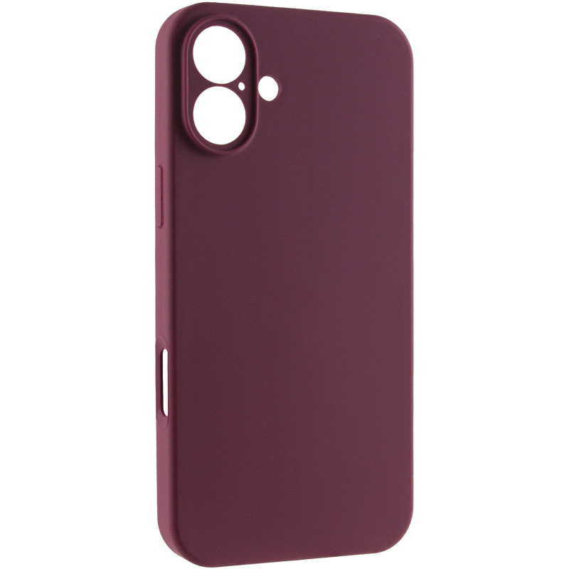 Чехол Silk Full Camera Protective (AA) NO LOGO для Apple iPhone 16 Plus (6.7") (Бордовый / Plum)