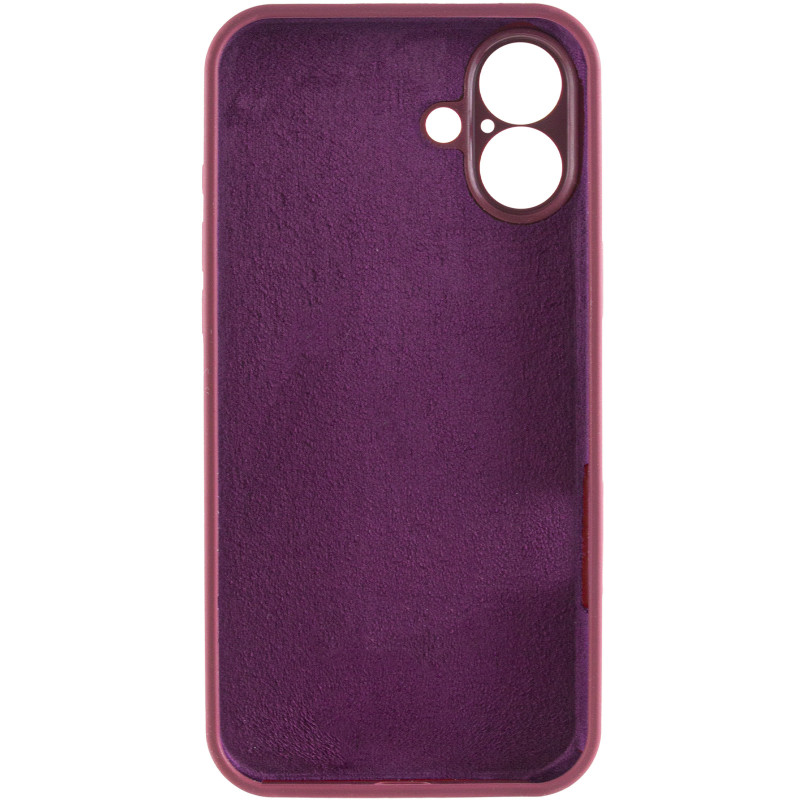 Фото Чехол Silk Full Camera Protective (AA) NO LOGO для Apple iPhone 16 Plus (6.7") (Бордовый / Plum) в магазине vchehle.ua