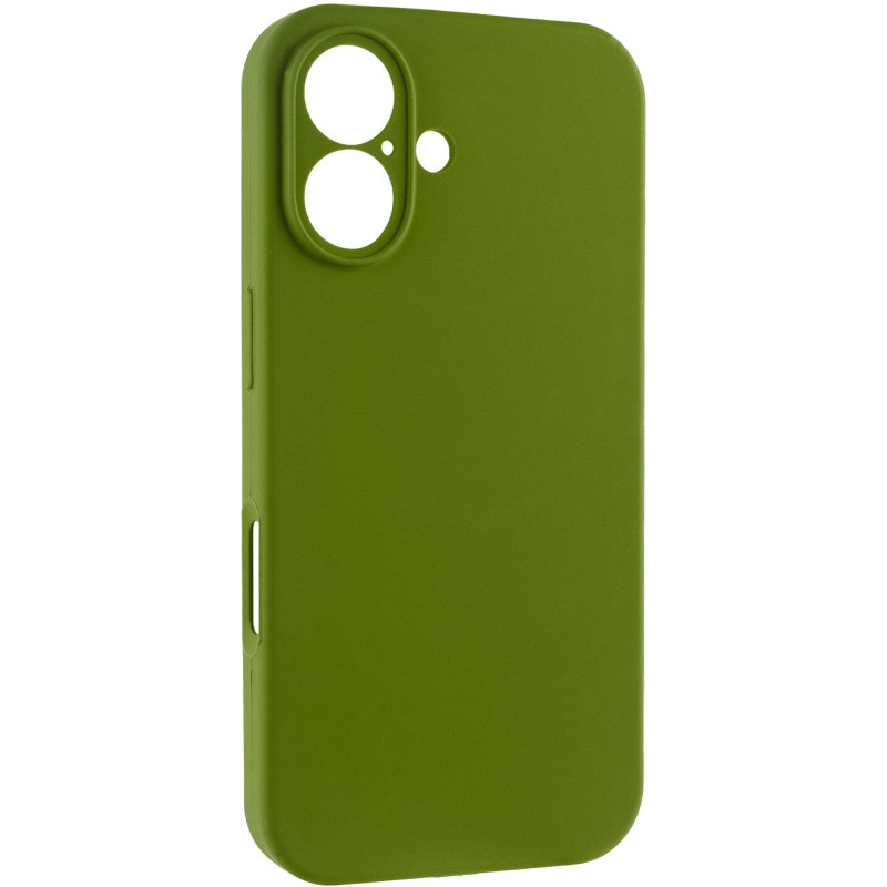Чехол Silk Full Camera Protective (AA) NO LOGO для Apple iPhone 16 Plus (6.7") (Зеленый / Dark Olive)