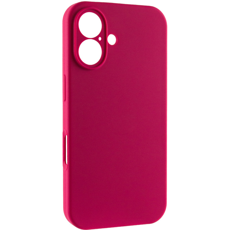 Чехол Silk Full Camera Protective (AA) NO LOGO для Apple iPhone 16 Plus (6.7") (Красный / Rose Red)