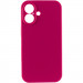 Фото Чехол Silk Full Camera Protective (AA) NO LOGO для Apple iPhone 16 Plus (6.7") (Красный / Rose Red) на vchehle.ua