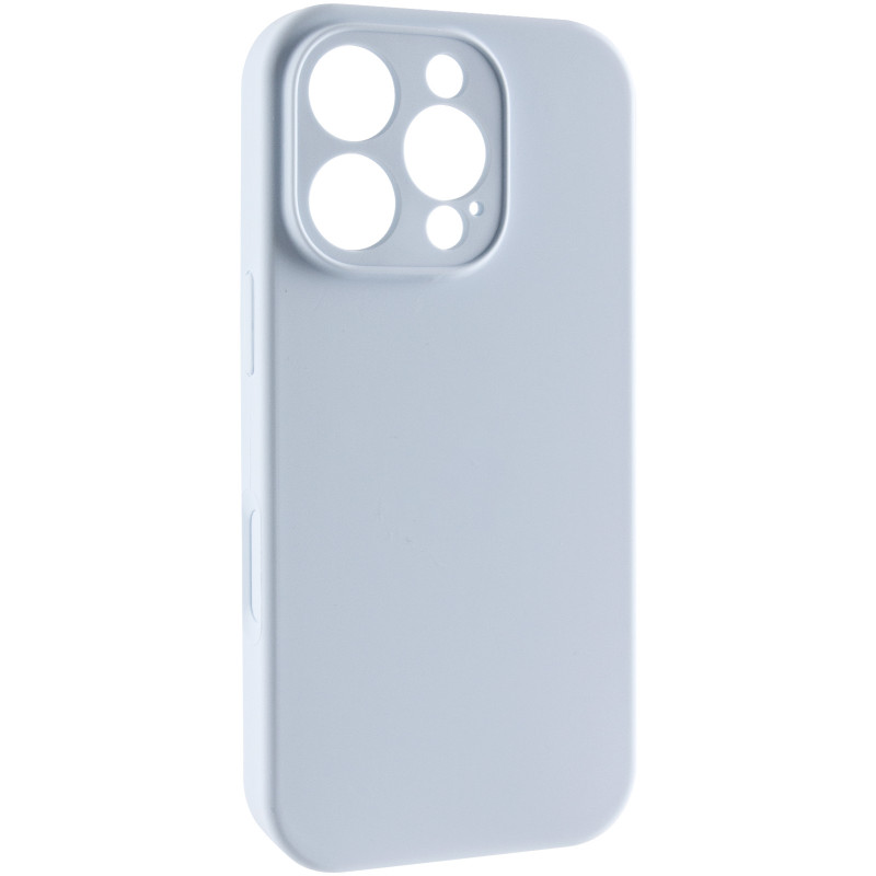 Чехол Silk Full Camera Protective (AA) NO LOGO для Apple iPhone 16 Pro (6.3") (Голубой / Sweet Blue)