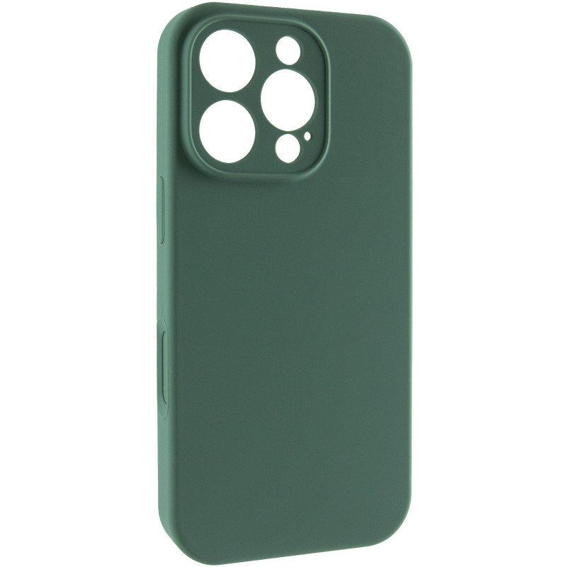 Чехол Silk Full Camera Protective (AA) NO LOGO для Apple iPhone 16 Pro (6.3") (Зеленый / Pine green)