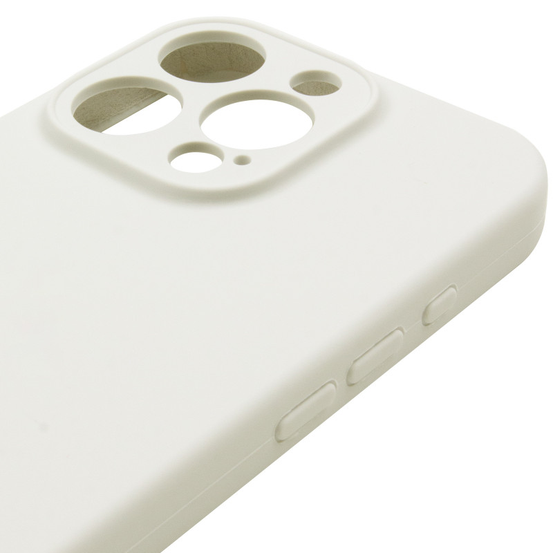 Чохол Silk Full Camera Protective (AA) NO LOGO на Apple iPhone 15 Pro (6.1") (Бежевий / Antique White) в магазині vchehle.ua