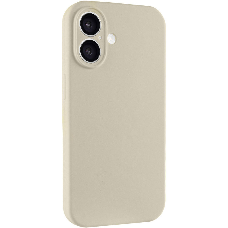Чехол Silk Full Camera Protective (AA) NO LOGO для Apple iPhone 16 (6.1") (Бежевый / Antique White)
