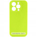 Чехол Silk Full Camera Protective (AA) NO LOGO для Apple iPhone 16 (6.1") (Кислотно-зеленый / Acid Green)
