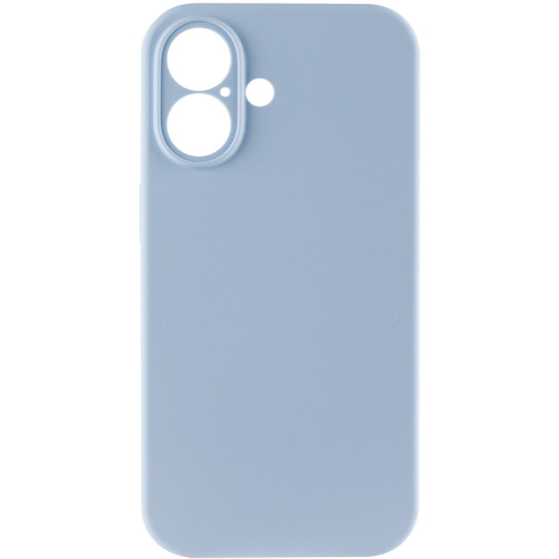 Фото Чехол Silk Full Camera Protective (AA) NO LOGO для Apple iPhone 17 (6.3") (Голубой / Sweet Blue) на vchehle.ua