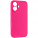 Чехол Silk Full Camera Protective (AA) NO LOGO для Apple iPhone 17 (6.3") (Розовый / Barbie pink)
