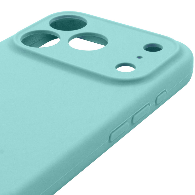 Фото Чехол Silk Full Camera Protective (AA) NO LOGO для Apple iPhone 17 Pro Max (6.9") (Бирюзовый / Marine Green) в магазине vchehle.ua