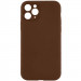 Чохол Silk Full Camera Protective (AA) NO LOGO на Apple iPhone 12 Pro (6.1") (Коричневий / Brown)