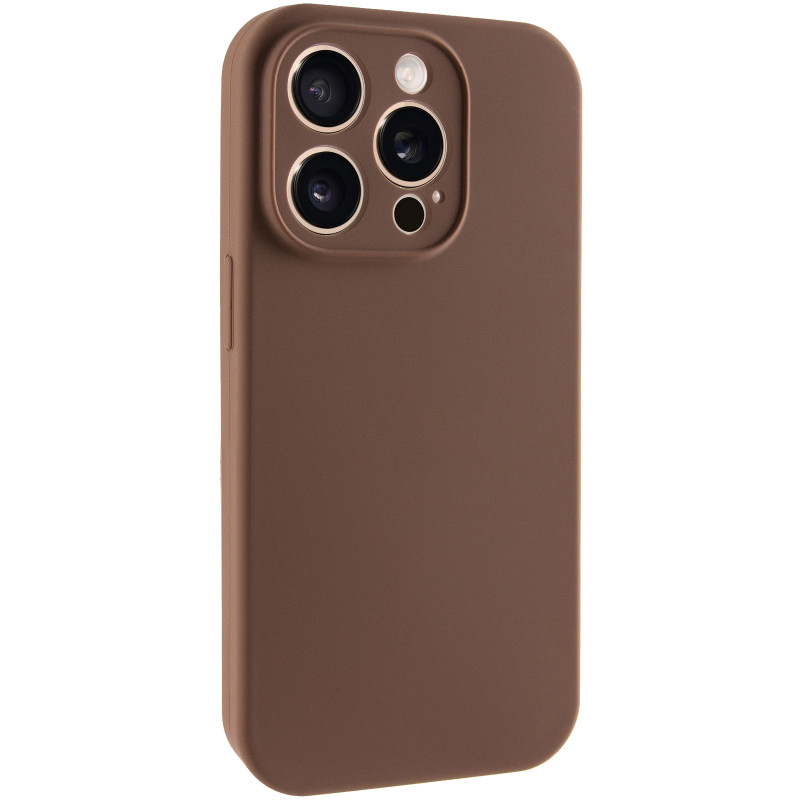 Чехол Silk Full Camera Protective (AA) NO LOGO для Apple iPhone 13 Pro Max (6.7") (Коричневый / Brown)