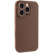Чехол Silk Full Camera Protective (AA) NO LOGO для Apple iPhone 16 Pro (6.3") (Коричневый / Brown)