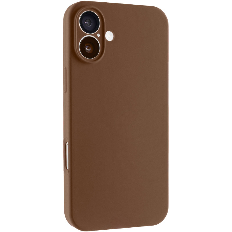 Чехол Silk Full Camera Protective (AA) NO LOGO для Apple iPhone 16 Plus (6.7") (Коричневый / Brown)