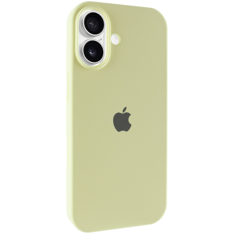 Чехол Silk Full Protective (AA) для Apple iPhone 16 (6.1") (Желтый / Mellow Yellow)