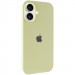 Чехол Silk Full Protective (AA) для Apple iPhone 16 (6.1") (Желтый / Mellow Yellow)