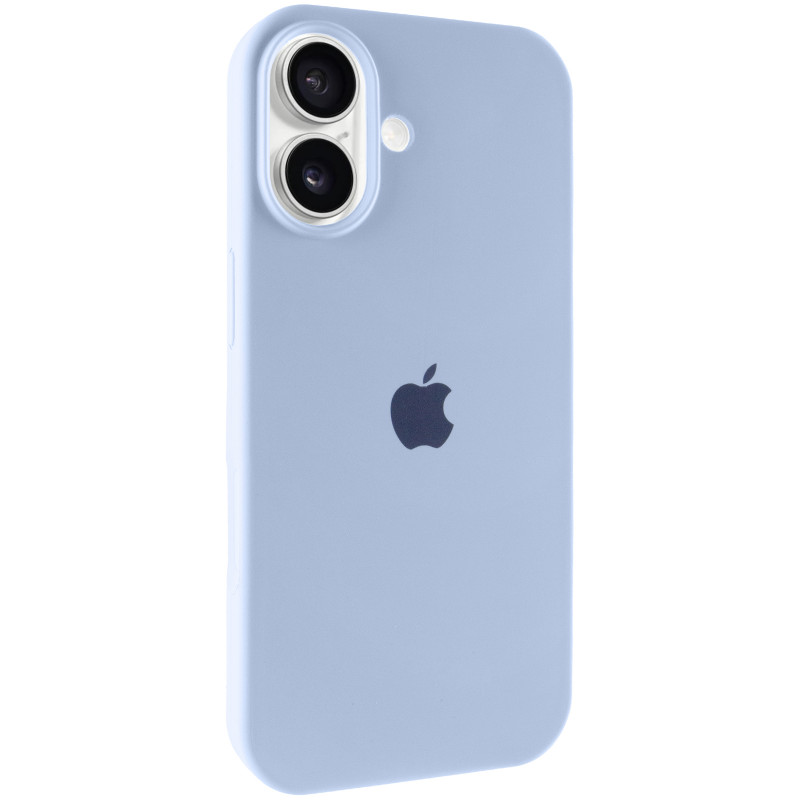Чехол Silk Full Protective (AA) для Apple iPhone 16 Plus (6.7") (Голубой / Lilac Blue)