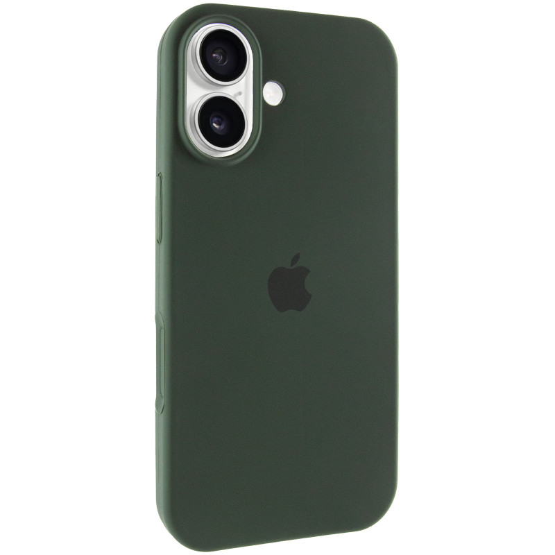 Чехол Silk Full Protective (AA) для Apple iPhone 16 Plus (6.7") (Зеленый / Cyprus Green)