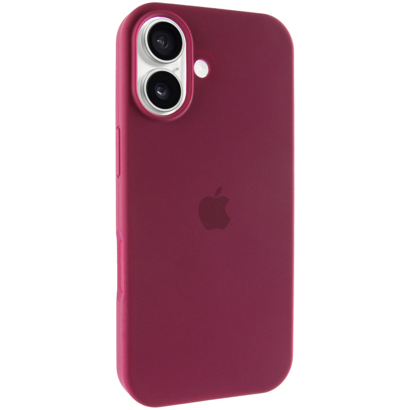 Чехол Silk Full Protective (AA) для Apple iPhone 16 Pro (6.3") (Бордовый / Maroon)