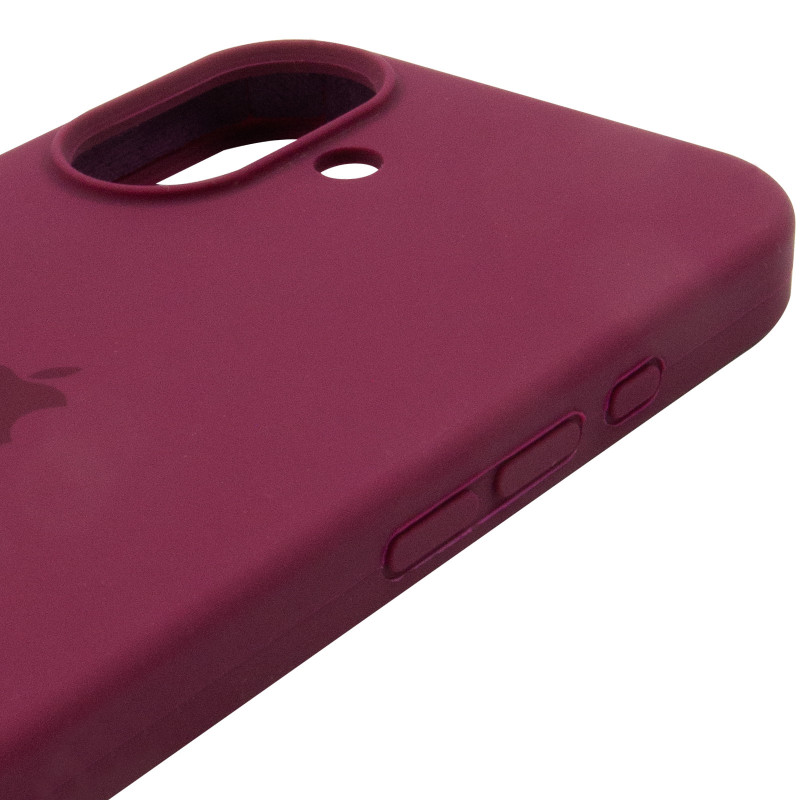 Чехол Silk Full Protective (AA) для Apple iPhone 16 Pro (6.3") (Бордовый / Maroon) в магазине vchehle.ua