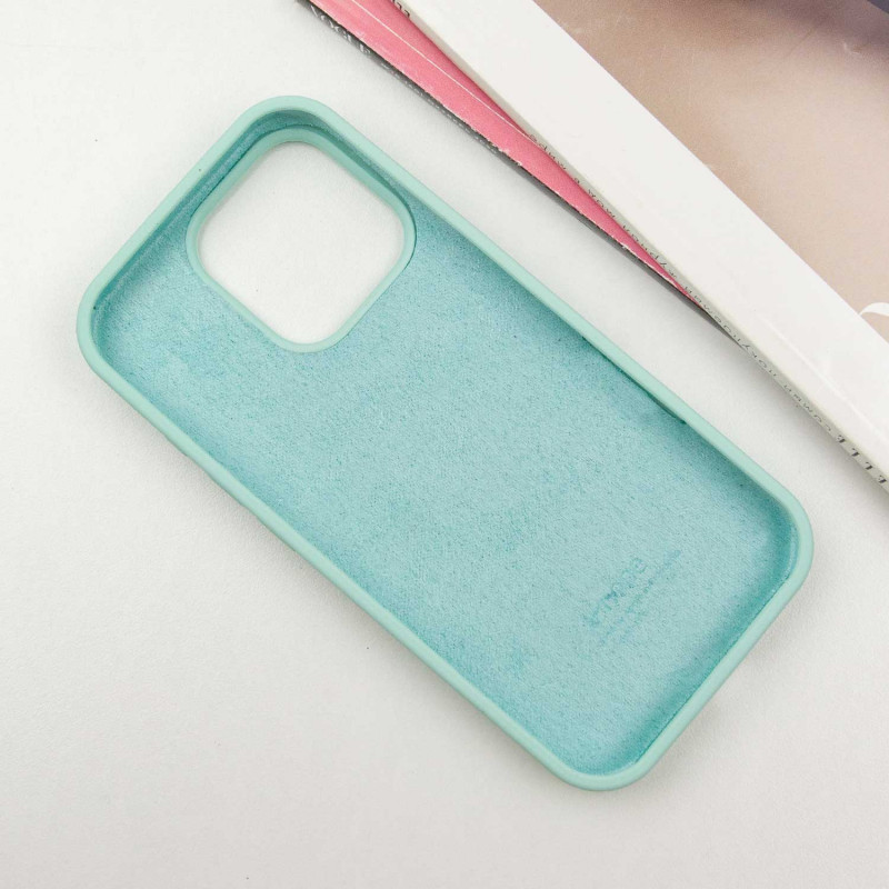 Фото Чехол Silk Full Protective (AA) для Apple iPhone 16 Pro Max (6.9") (Бирюзовый / Turquoise) в магазине vchehle.ua