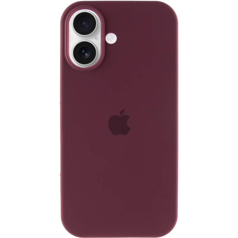 Фото Чохол Silk Full Protective (AA) на Apple iPhone 17 (6.3") (Бордовий / Plum) на vchehle.ua