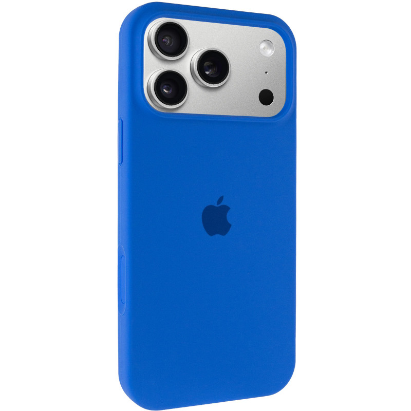 Чехол Silk Full Protective (AA) для Apple iPhone 17 Pro (6.3") (Синий / Capri Blue)