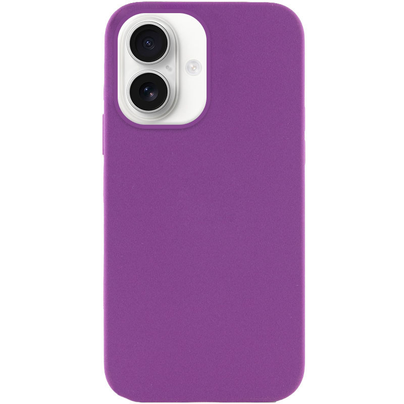 Чохол Silk Full Protective (AA) NO LOGO на Apple iPhone 16 (6.1") (Фіолетовий / Grape)