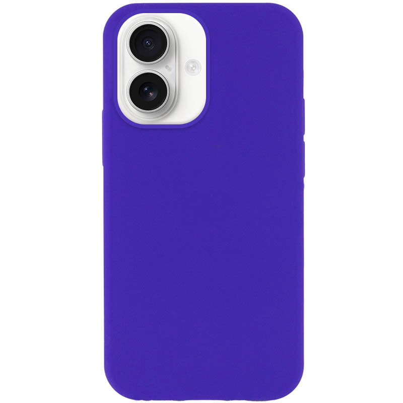 Чохол Silk Full Protective (AA) NO LOGO на Apple iPhone 16 (6.1") (Фіолетовий/ Ultra Violet)