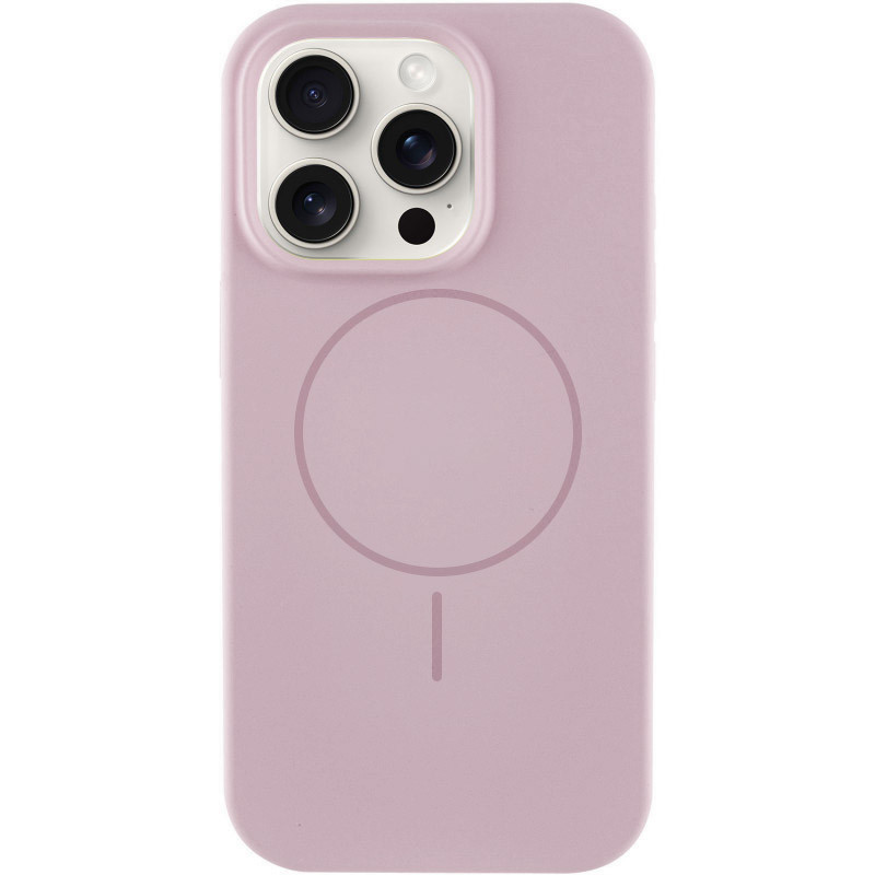 Чехол Silk Full Protective (AA) NO LOGO with Magnetic Fit для Apple iPhone 14 Pro (6.1") (Розовый / Pink Sand)