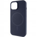 Чехол Silk Full Protective (AA) NO LOGO with Magnetic Fit для Apple iPhone 15 (6.1") (Темно-синий / Midnight blue)