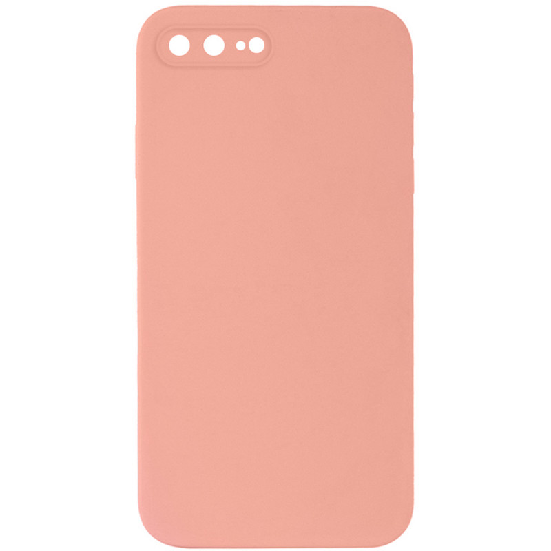 Чехол Silk Square Full Camera Protective (AA) NO LOGO для Apple iPhone 7 plus/8 plus (5.5") (Персиковый / Peach)