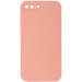 Чехол Silk Square Full Camera Protective (AA) NO LOGO для Apple iPhone 7 plus/8 plus (5.5") (Персиковый / Peach)
